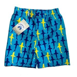 NWT RUGGEDBUTTS SHARK BABY/TODDLER SWIM TRUNKS